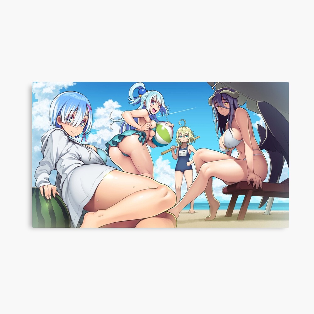 Isekai Quartet - Rem / Aqua / Albedo / Tanya
