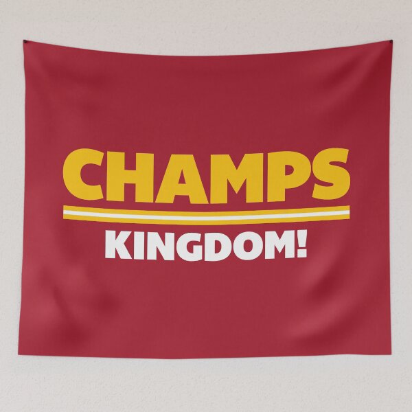 Item preview, Limited Edition Champs Kingdom Shirt, Chiefs Kingdom, Kansas City Chiefs Shirt, Mug, Hoodie & Wall Tapestry! designed and sold by GoatGear.