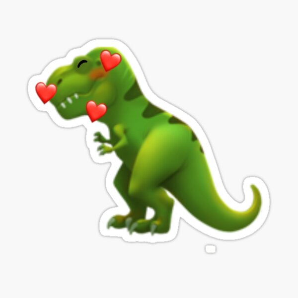 Dinosaur Emoji Stickers Redbubble