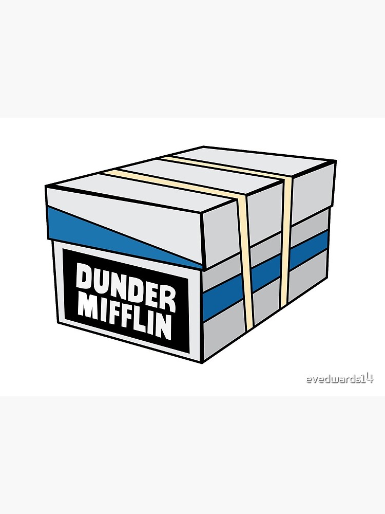 The Office Dunder Mifflin Logo Paper Drink Coasters Set of 6