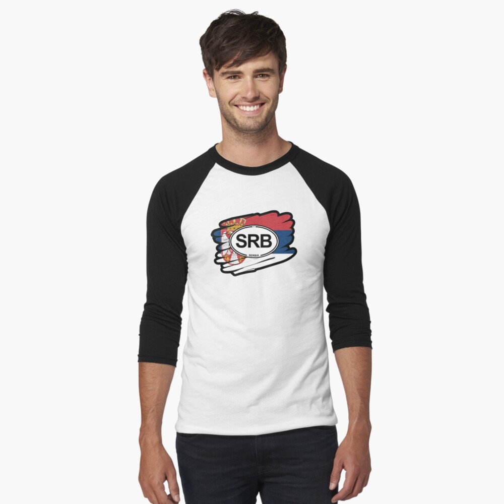 Item preview, Baseball ¾ Sleeve T-Shirt designed and sold by PrintChutney.