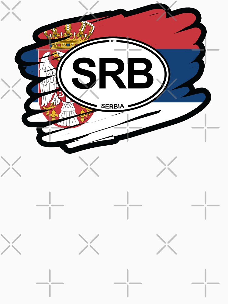 Serbia, Serbian Flag by PrintChutney