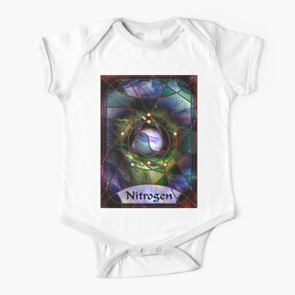 Element 7: Nitrogen Short Sleeve Baby One-Piece
