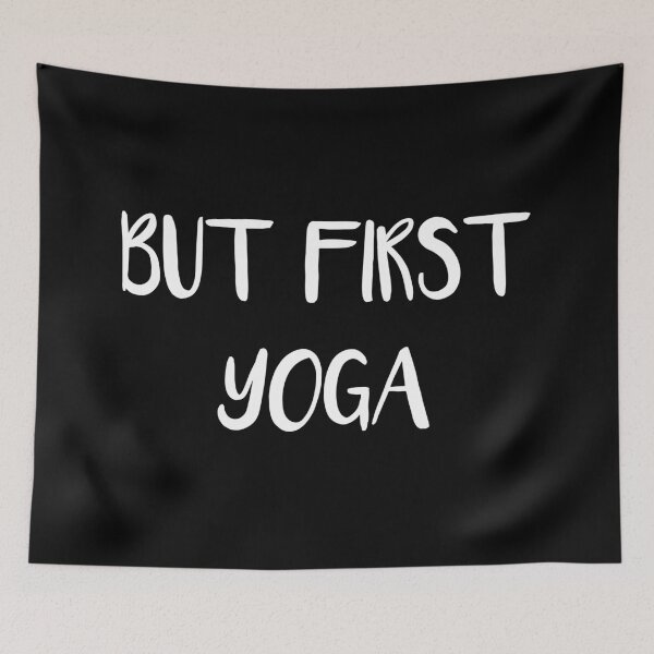 Item preview, But First Yoga Tshirt designed and sold by ZachTheDesigner.