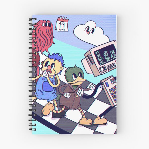 Item preview, Rubberhose Don't Hug Me I'm Scared Computer Fan Art designed and sold by softalien.