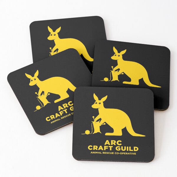 Artikelvorschau, ARC Craft Guild - in gelb - Tierrettungsgenossenschaft entworfen und verkauft von AnimalRescuers.