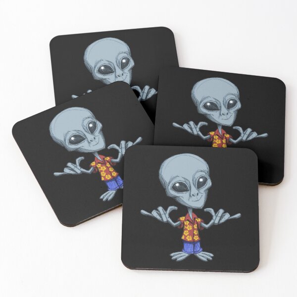 Item preview, Aloha Alien designed and sold by wickedcartoons.
