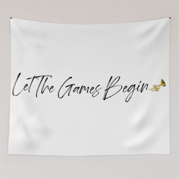 Item preview, Let the games begin designed and sold by money33fuller.