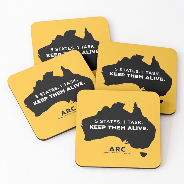 Item preview, ARC 5 states. 1 task. Keep them alive gear: Pillows, Hangings, Stickers! Stuff for your pool room or shelter designed and sold by AnimalRescuers.