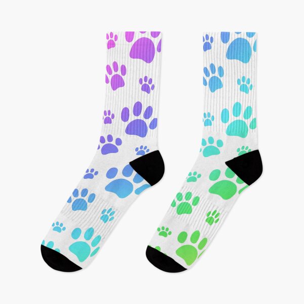 Item preview, Rainbow Paw Pattern designed and sold by BiscuitSnack.