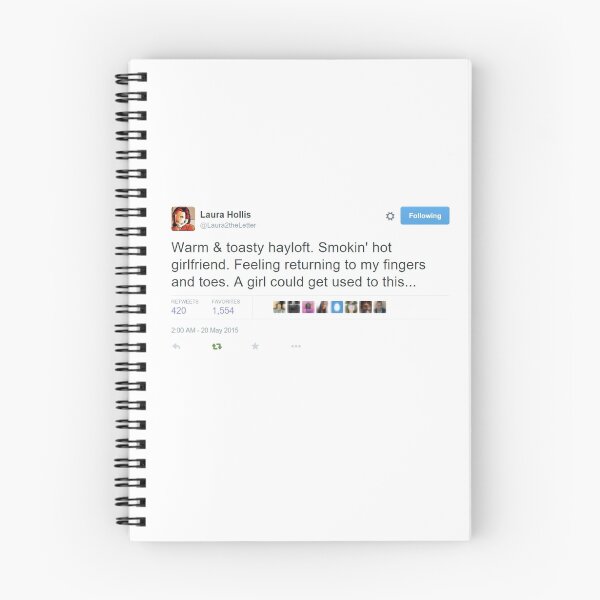 Item preview, Laura Hollis tweet designed and sold by StephJp.