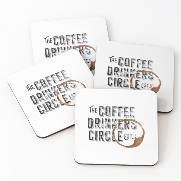 Item preview, The Coffee Drinkers Circle designed and sold by the-type-store.
