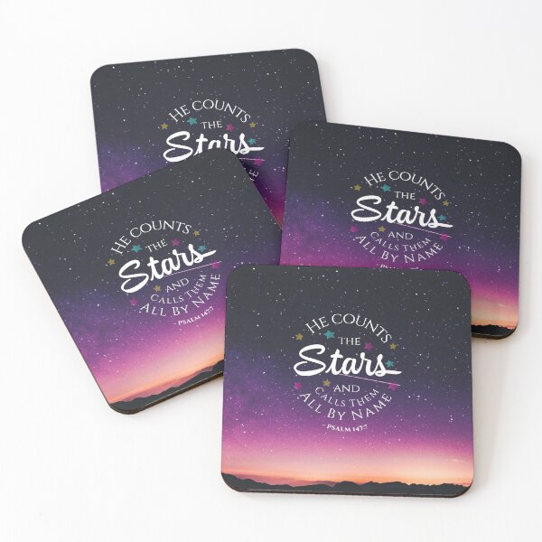 Item preview, He Counts the Stars and Calls Them By Name # Psalm 147 designed and sold by MJDezigns.