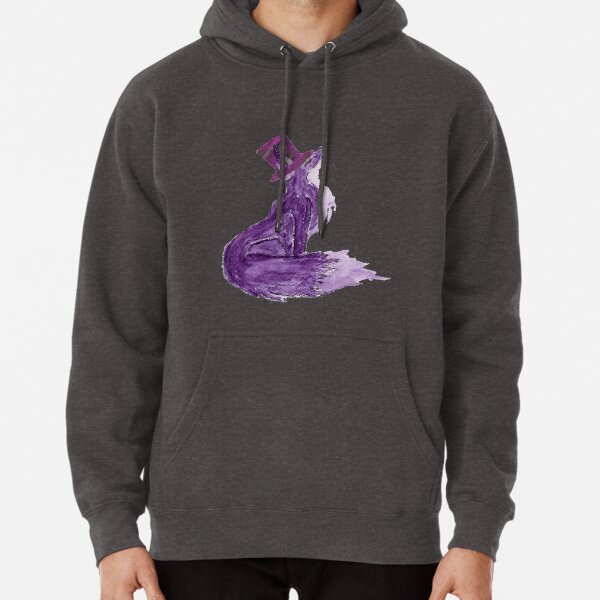 purple fox hoodie