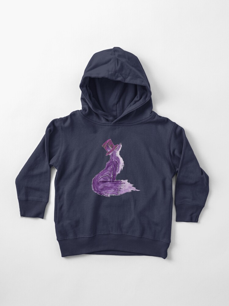 purple fox hoodie