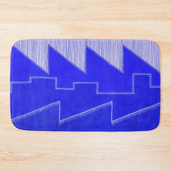Item preview, Factory Skyline - Blue designed and sold by Sally Cummings.