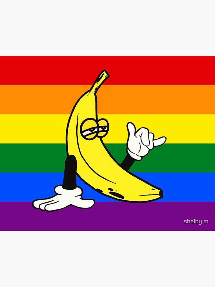 "gay banana" Sticker for Sale by undeadroyaltyy Redbubble