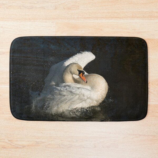 Item preview, Mute Swan Bathing designed and sold by Sue Robinson.