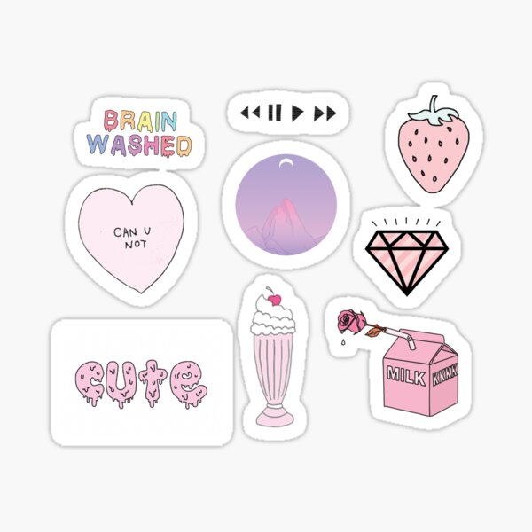 Tumblr sticker sheet Sticker