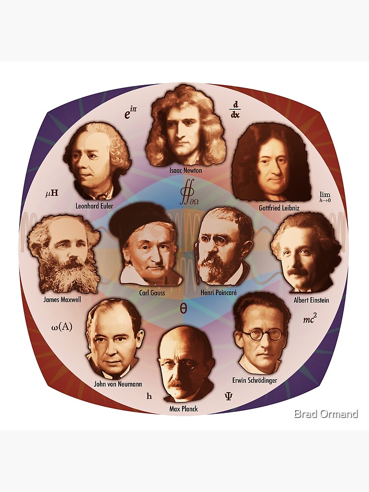 Some Math, Physics, and Quantum Mechanics Greats by BradOrmand
