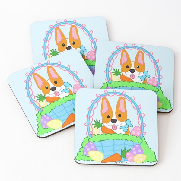 Item preview, Corgi Easter Basket  designed and sold by SPufferART.