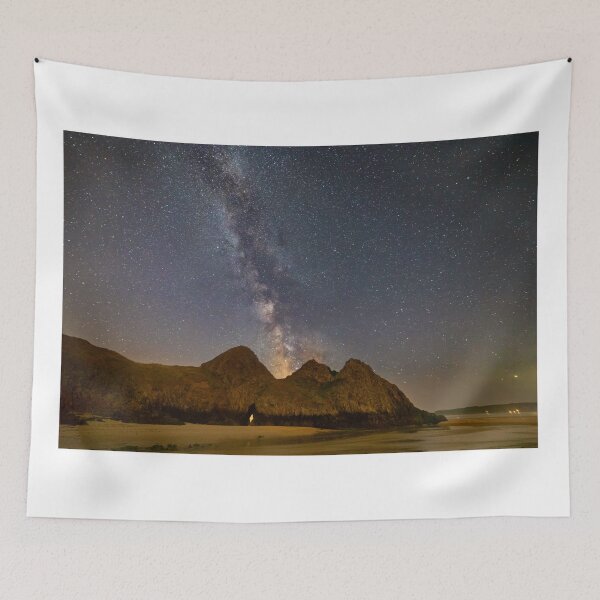 Item preview, Three Cliffs Bay with the Milky Way designed and sold by Dan Santillo.