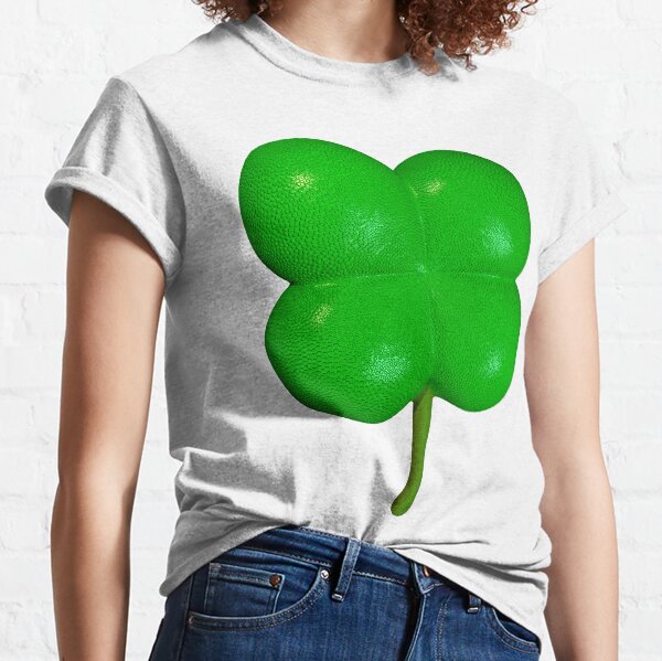 Lucky 4-Leaf Clover 3D Classic T-Shirt