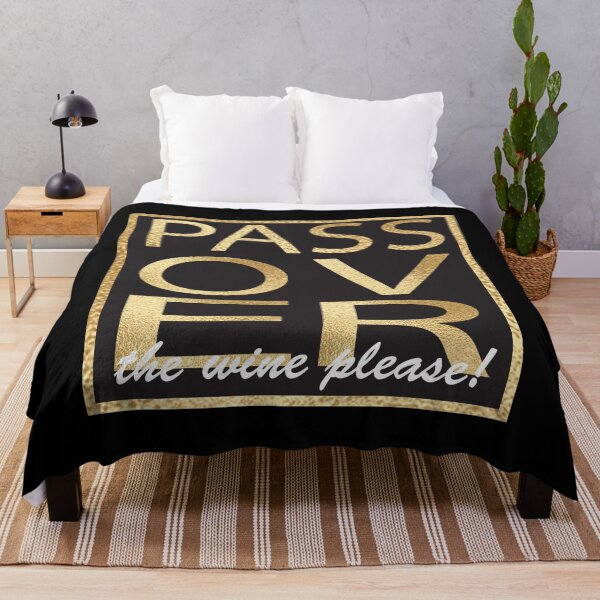Item preview, Passover the Wine Please Gold Design designed and sold by Eileen Morris.