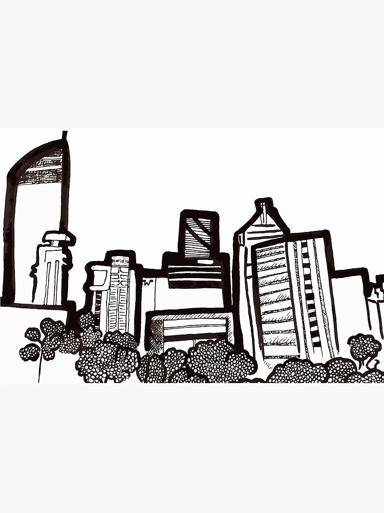Brisbane City Skyline - View from Kangaroo Point by annaleebeer