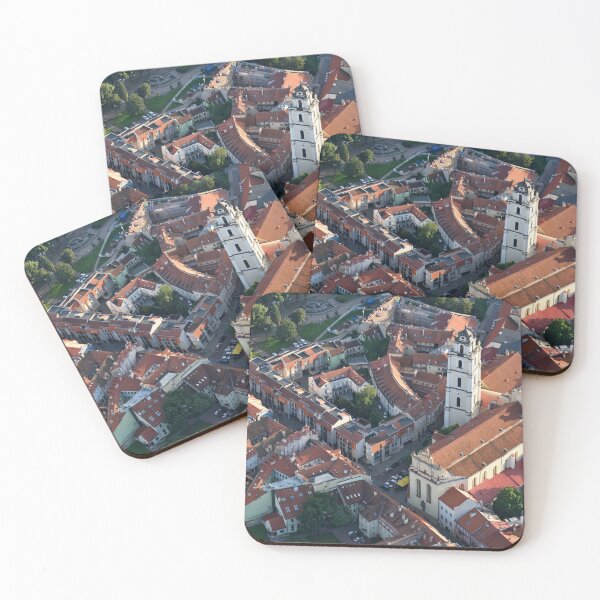 Item preview, Aerial view of Vilnius Old Town, Lithuania designed and sold by studio838.