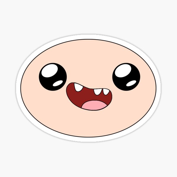 Finn Face Stickers Redbubble - finn ugly face roblox