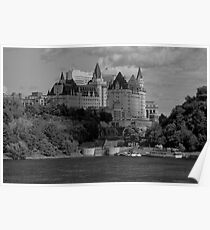 Chateau Laurier - B/W Poster