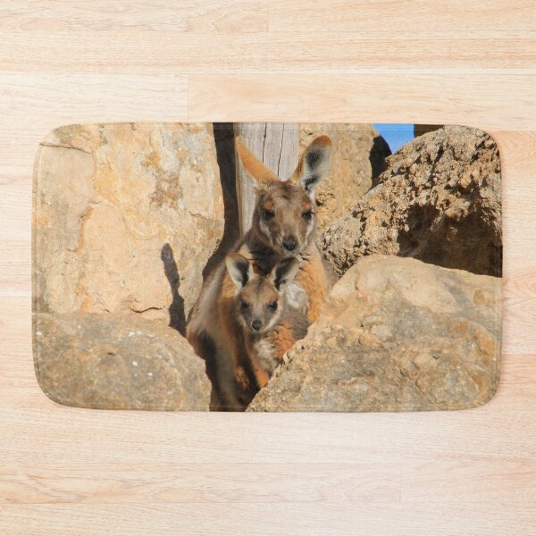 Item preview, Yellow-footed rock wallaby and joey designed and sold by FranWest.