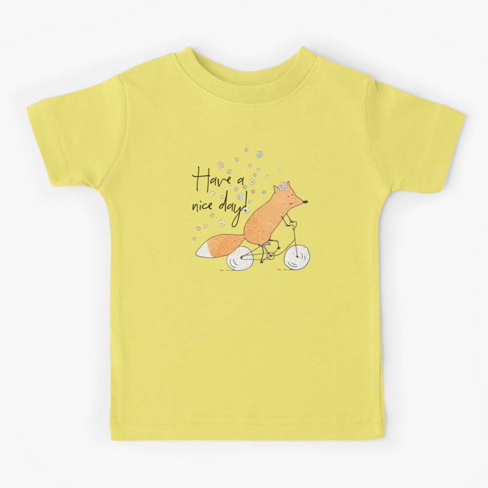 Fahrrad Fuchs Kinder T-Shirt