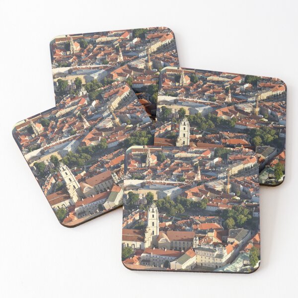 Item preview, Aerial view of Vilnius Old Town, Lithuania designed and sold by studio838.