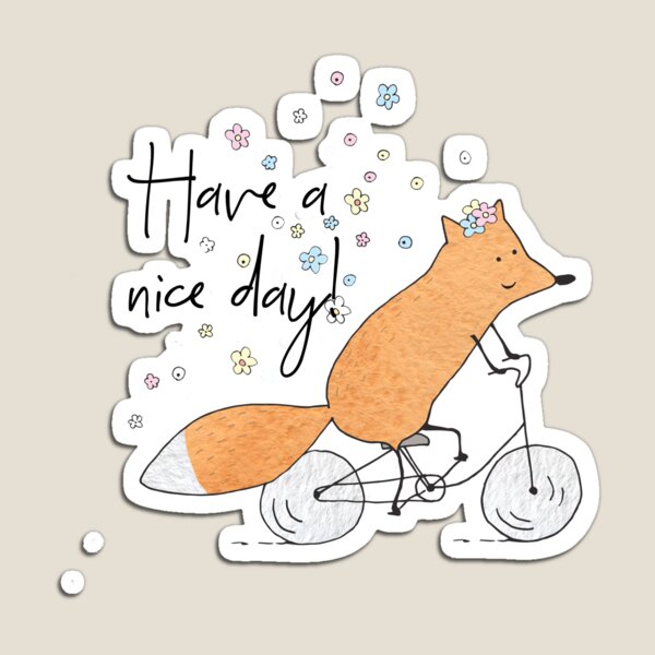 Fahrrad Fuchs Magnet