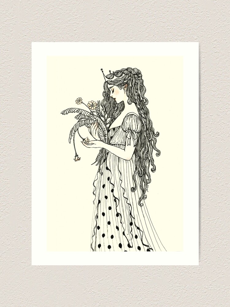Alternate view of Fada Art Print