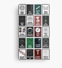 20 Frauen, die die Wissenschaft verändert haben. Und die Welt Metallbild