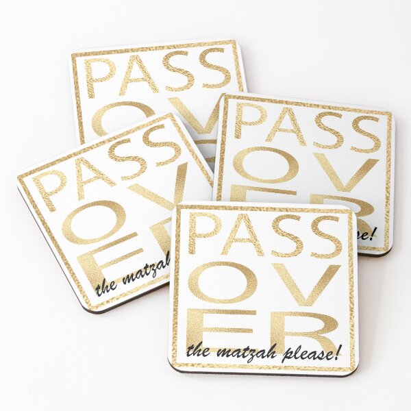 Item preview, Passover the Matzah Please Gold Design designed and sold by Eileen Morris.