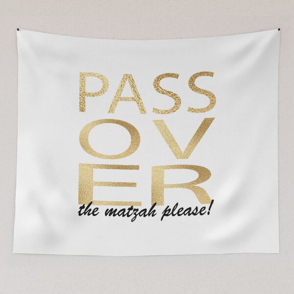 Item preview, Passover the Matzah Please Gold Design designed and sold by Eileen Morris.