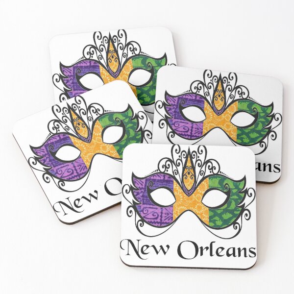 Item preview, Nola Vintage Mardi Gras Mask designed and sold by artbyomega.