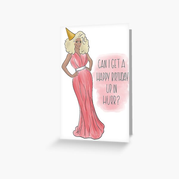 Grusskarten Rupaul Redbubble