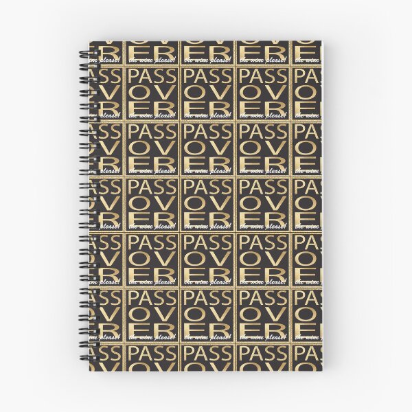 Item preview, Passover the Wine Please Gold Design designed and sold by Eileen Morris.