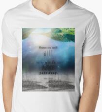 Matthew 24:35 Men's V-Neck T-Shirt