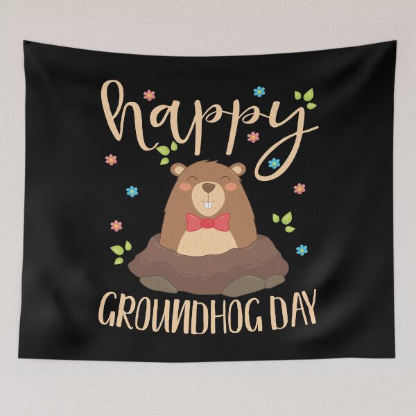 Item preview, Happy Groundhog Day Cute Groundhog Gift designed and sold by zenpatterns.