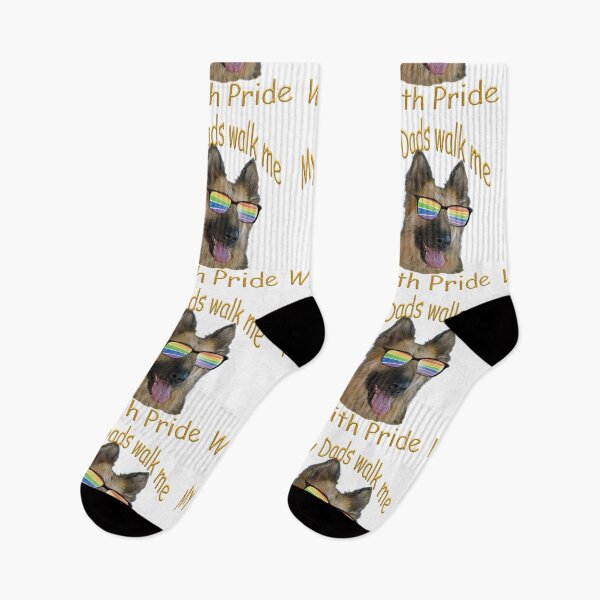 Item preview, My Dads walk me with Pride - cute German Shepherd designed and sold by SadSacDesigns.