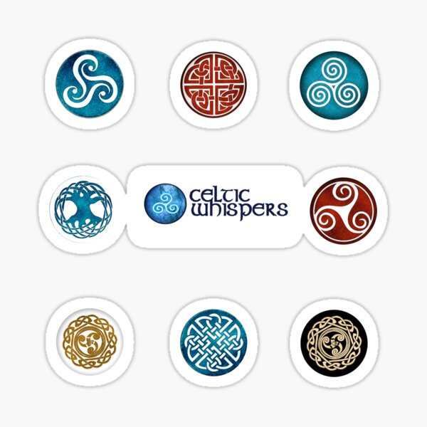 Celtic Symbol Sticker Pack 7 Sticker