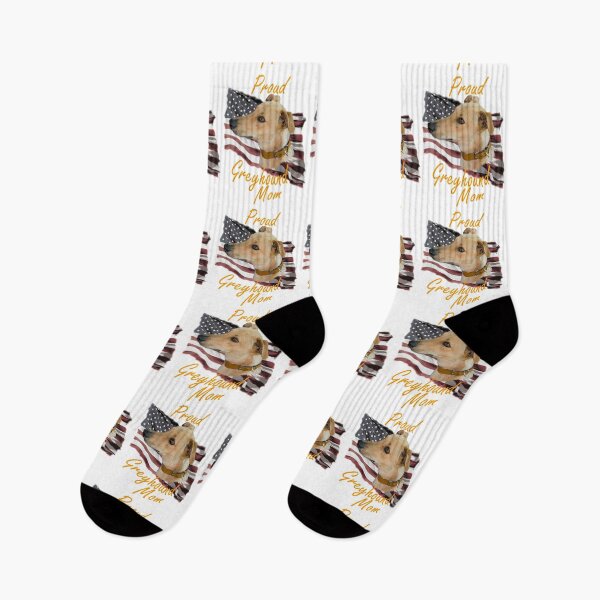 Item preview, Proud Greyhound Mom - US Flag   designed and sold by SadSacDesigns.