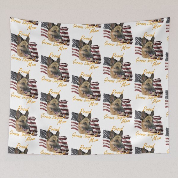 Item preview, Proud German Shepherd Mom - US Flag   designed and sold by SadSacDesigns.