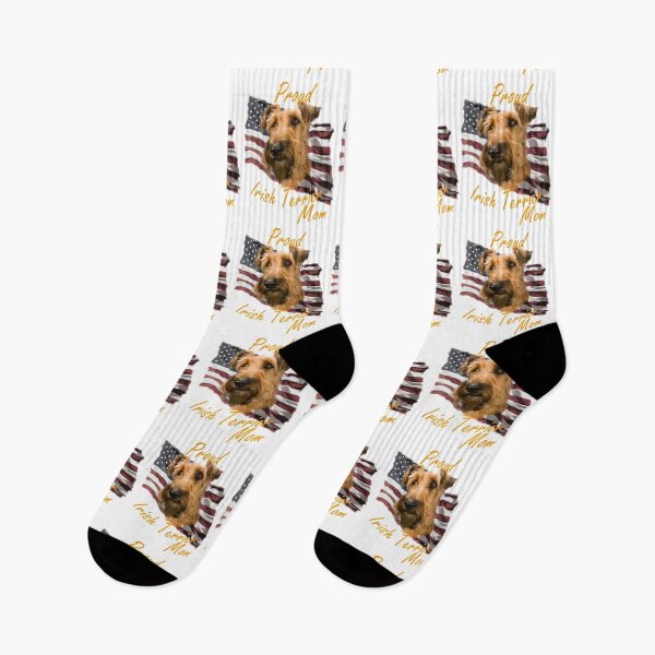 Item preview, Proud Irish Terrier Mom - US Flag   designed and sold by SadSacDesigns.